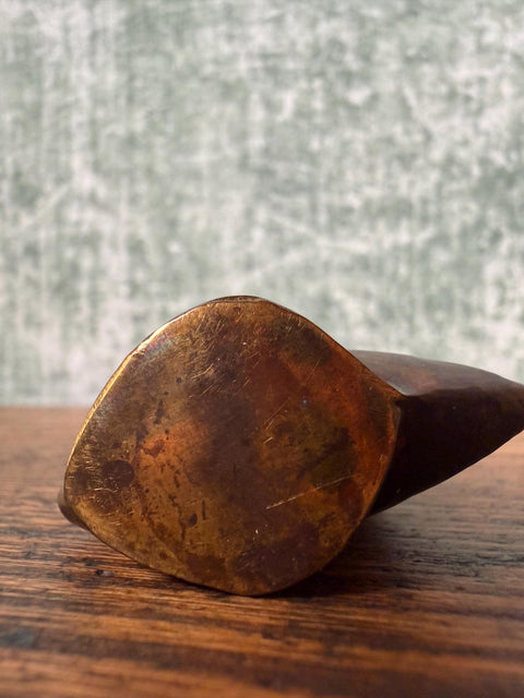 Small Metal Sailboat Figurine with Vintage Charm