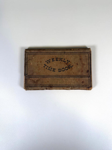 Weekly Time Book 1878
