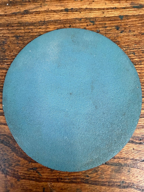 United Air Lines Round Leatherette Coaster with Vintage Logo