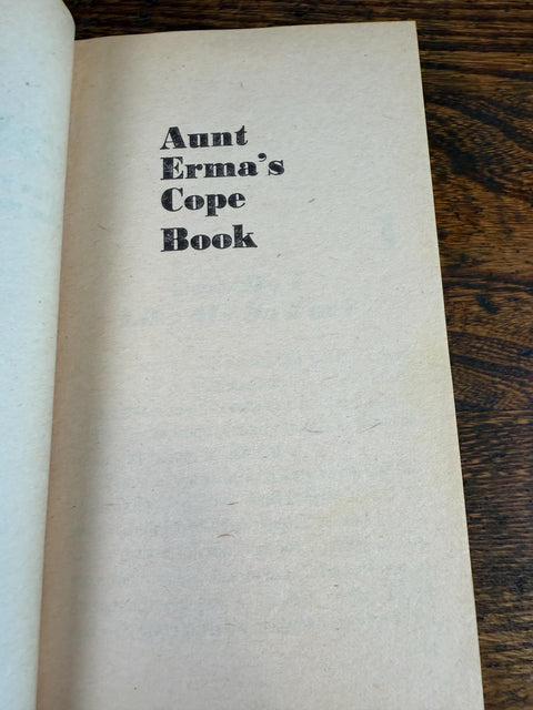 Aunt Erma's Cope Book by Erma Bombeck | 1980 Paperback