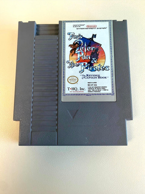 Foxx's Peter Pan & The Pirates NES Game Cartridge 1990