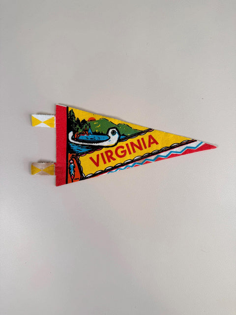 Vintage Virginia Felt Souvenir Pennant