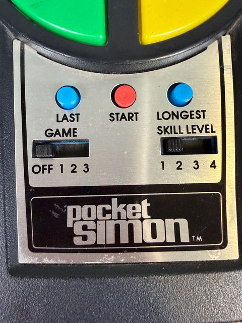 1980 Pocket Simon Electronic Memory Game by Milton Bradley