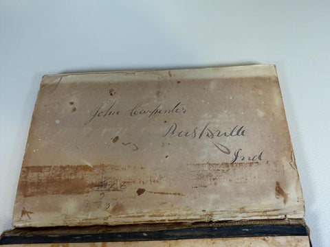 Weekly Time Book 1878
