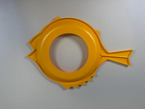 Vintage Yellow Fish Picnic Plate Holders