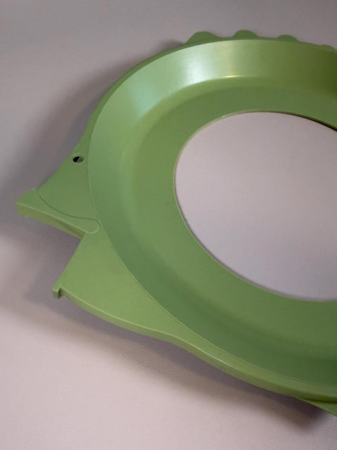 Vintage Sage Green Fish Picnic Plate Holders