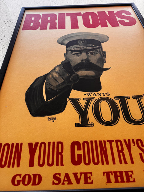 Britons Wants You Join Your Country's Army Recruitment Poster
