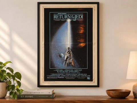 Star Wars Return of the Jedi One Sheet Movie Poster 1983 by 20th Century Fox