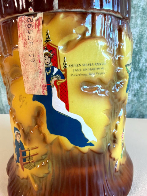 Wild Wonderful West Virginia Ceramic Liquor Bottle by Royal Halburton China, 1975