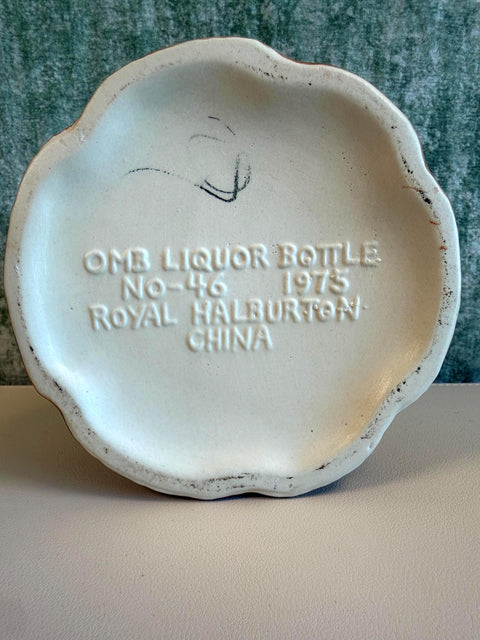 Wild Wonderful West Virginia Ceramic Liquor Bottle by Royal Halburton China, 1975