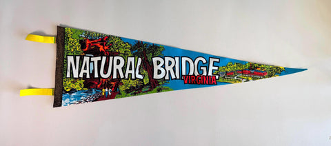 Natural Bridge Virginia Souvenir Pennant