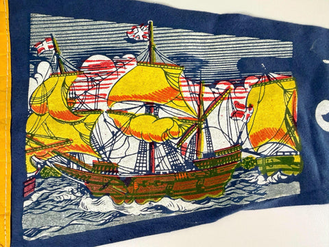 Jamestown Historic Virginia Vintage Travel Pennant