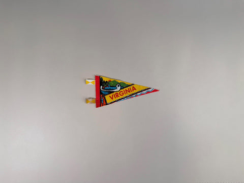 Vintage Virginia Felt Souvenir Pennant