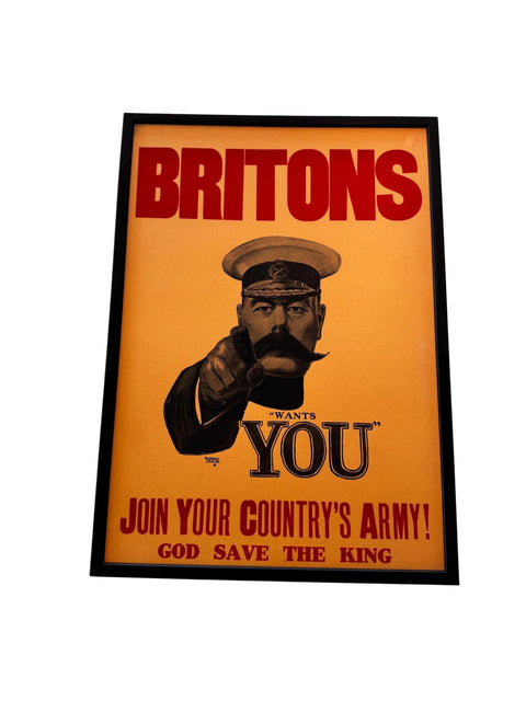 Britons Wants You Join Your Country's Army Recruitment Poster