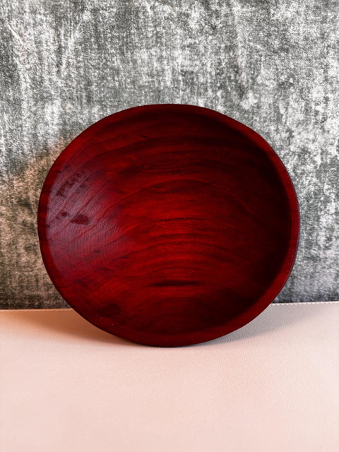 Hand Carved Cherry Bowl by Glendon Boyd