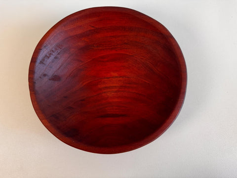 Hand Carved Cherry Bowl by Glendon Boyd