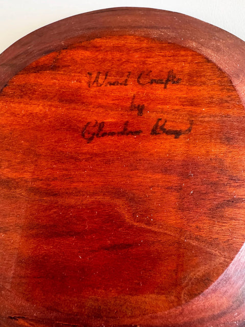 Hand Carved Cherry Bowl by Glendon Boyd