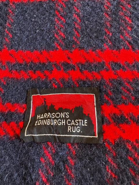 Harrison's Edinburgh Castle Wool Blanket Rug - 54 x 68 Inches