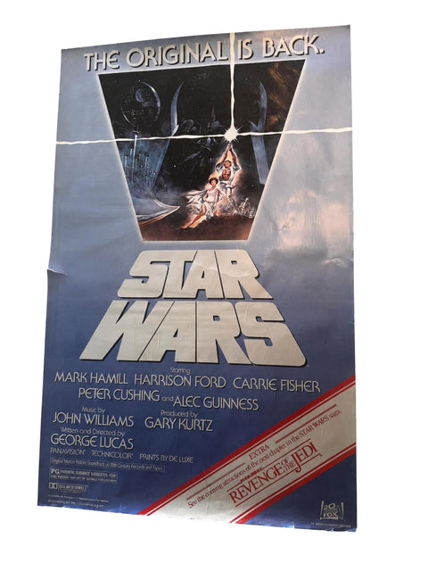Star Wars Movie Poster "The Original is Back" by 20th Century Fox | 1982 Vintage Film Poster