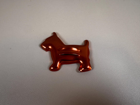 Set of 5 Copper Animal-Shaped Cookie Cutters